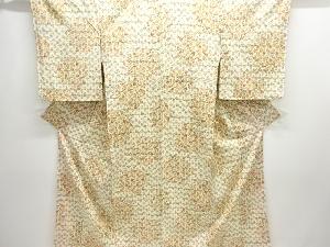 花模様小紋着物